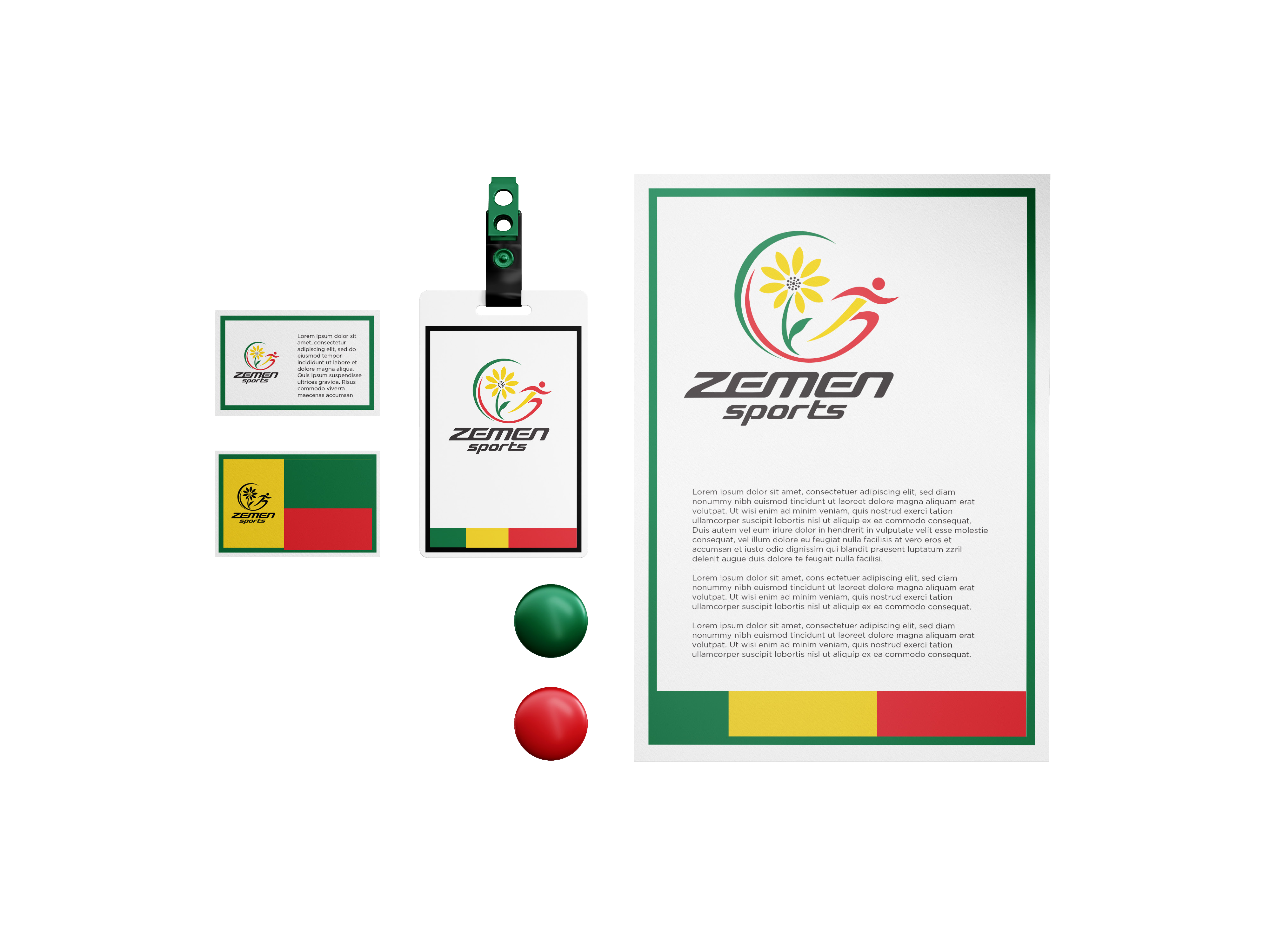 Zemen Sports Identity & Presentation